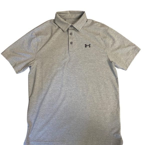 Under Armour Men's Gray Polo Shirt - Picture 1 of 10